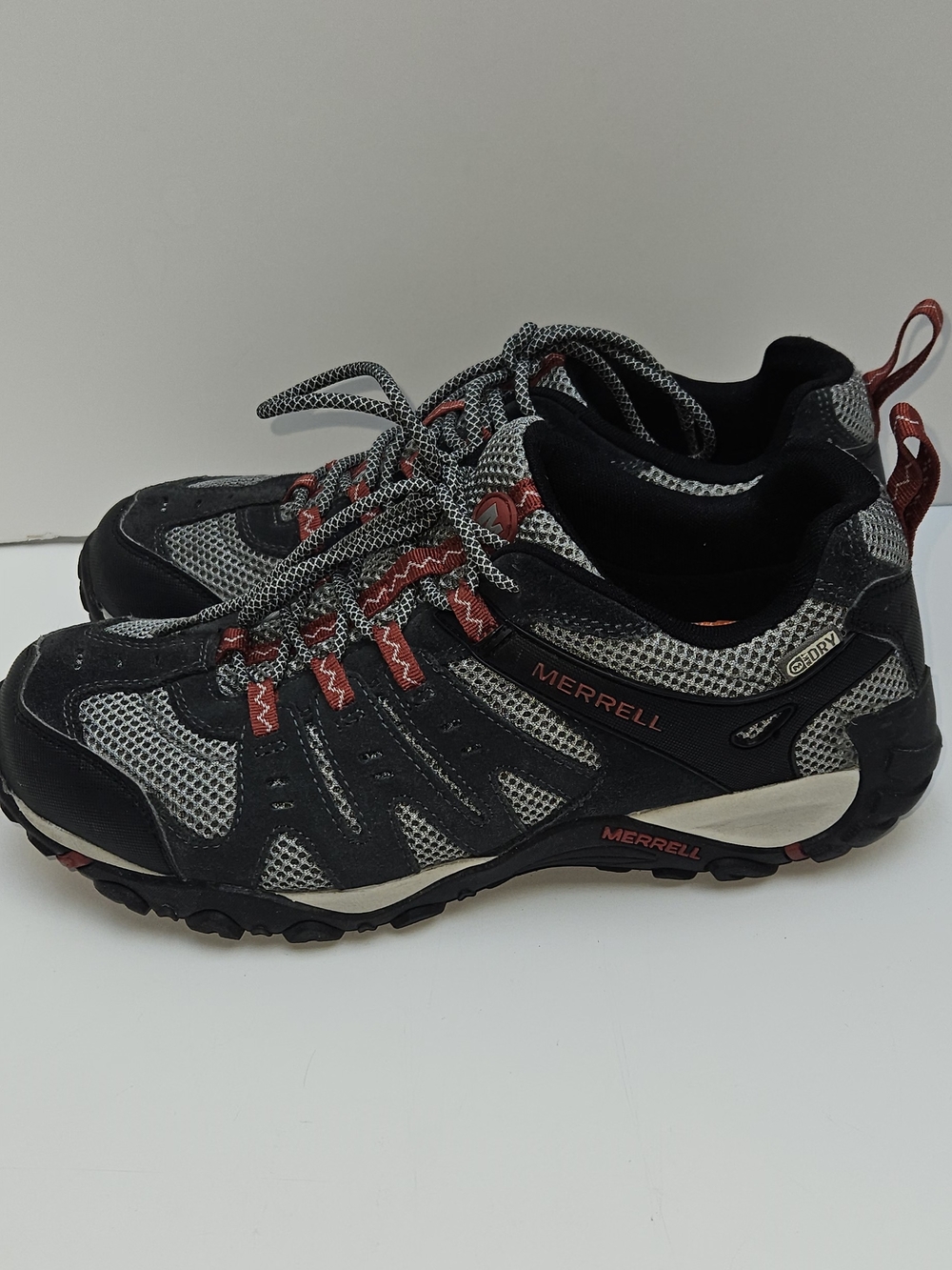 Merrell Crosslander Vent Gray Hiking Trail Shoes SIZE 10